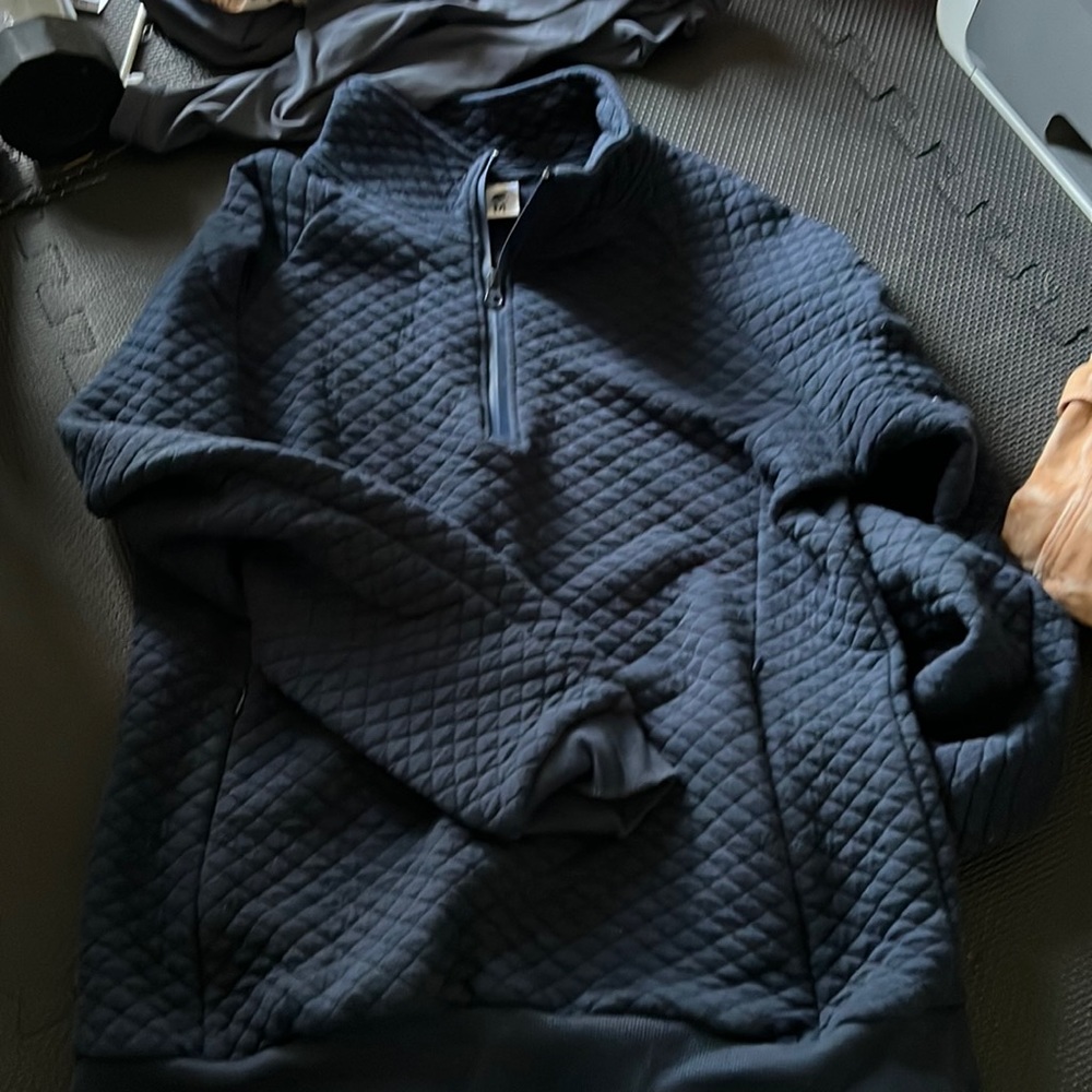 Senita quilted jacket blue size M